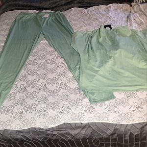 Mint Green 2Pc Plus Size outfit